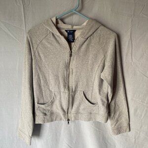 SO Light Gray HOODIE - Full Zip Front Pockets - Women Juniors XL